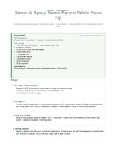 Load image into Gallery viewer, Sweet Potato White Bean Dip
