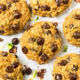 Dark Chocolate Chip Zucchini Cookies