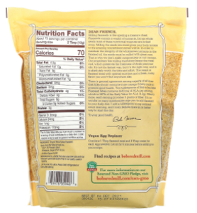 Organic Golden Flaxseed Meal - Addon to any Subscription Only!
