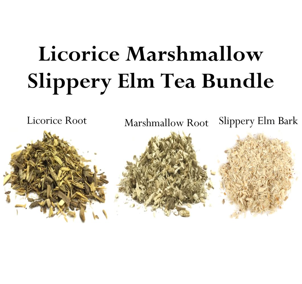 Licorice Marshmallow Slippery Elm Tea Bundle