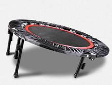 Load image into Gallery viewer, Foldable 40&quot; Trampoline Rebounder with Adjustable Handrail - Max Load 330lbs
