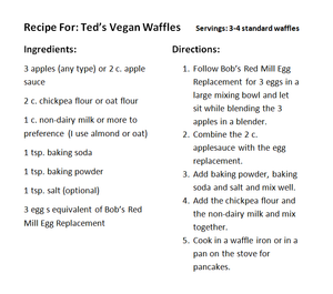 Ted's Vegan Waffles