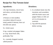 Load image into Gallery viewer, Thai Tomato Salad
